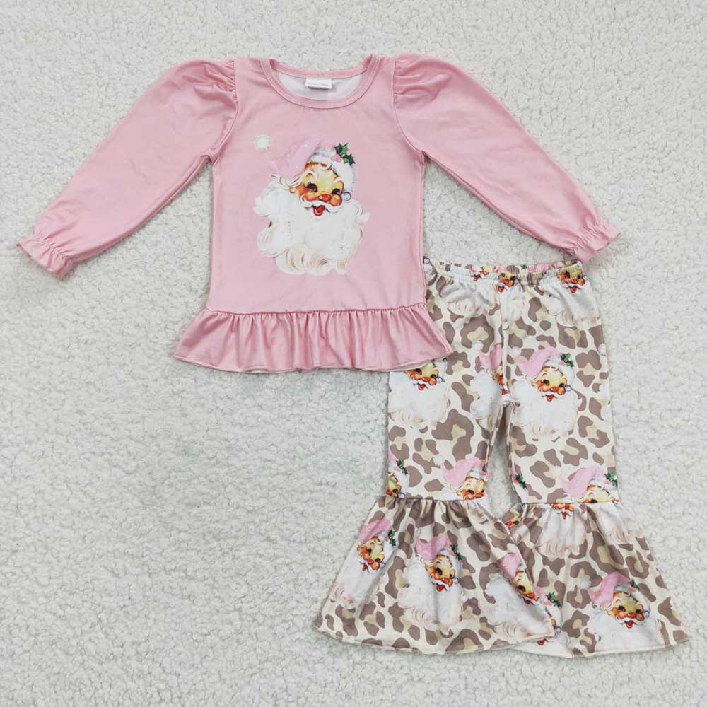 Pink Leopard Santa Bell Set Closes 11/2/25