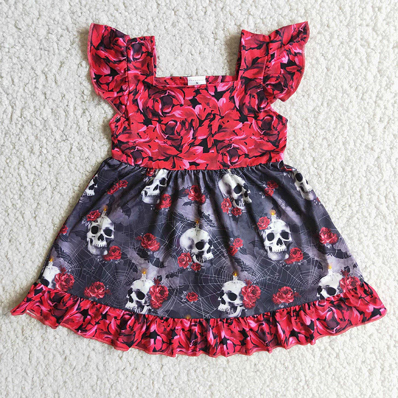 Ruffle Red Skelly Dress Closes 6/28/26