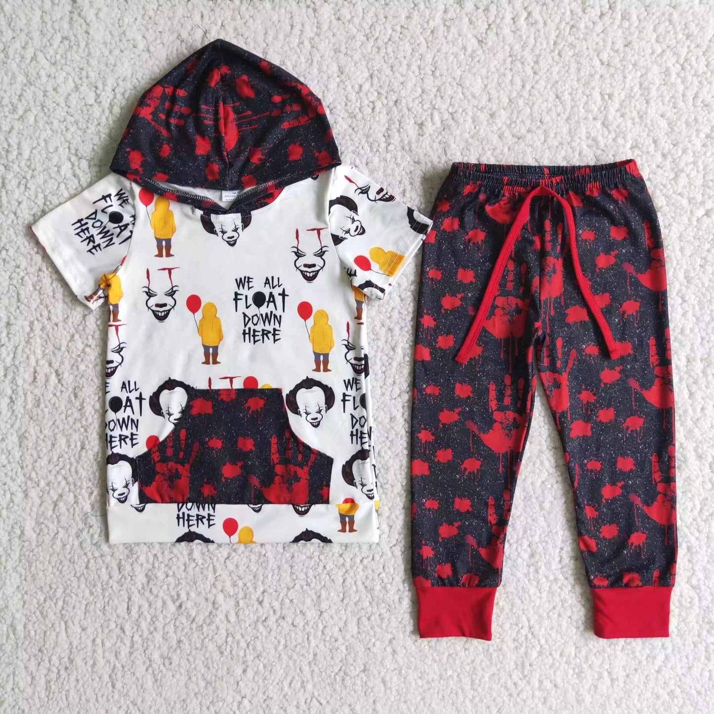 Red Clown Hoodie Set Closes 6/28/26