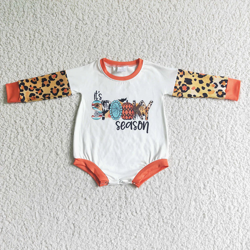 Spooky Season Leopard Romper Closes 6/28/26