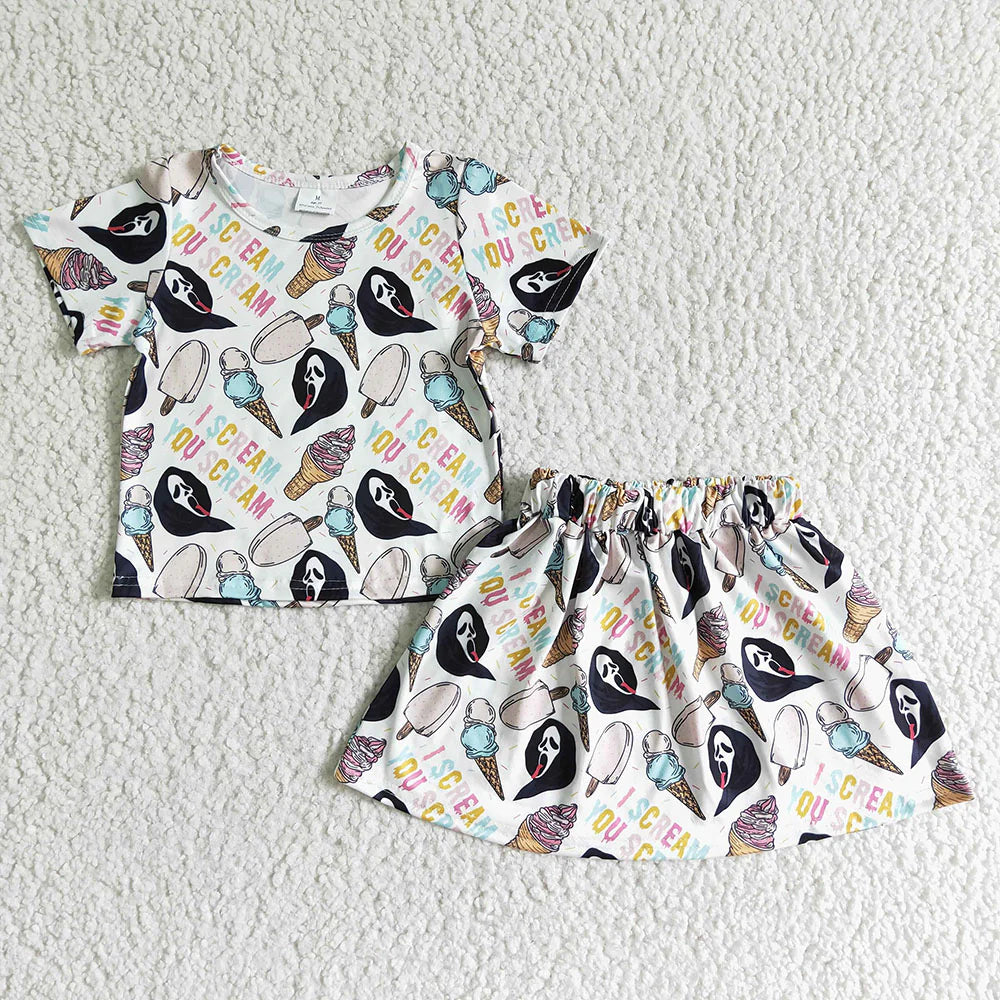Spooky Ice Cream Skirt Set Closes 6/28/26