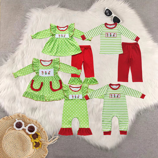 Sibling Embroidered Green Guy Closes 10/19/25