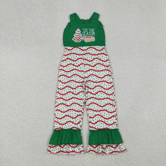 Embroidered Tis The Season Ruffle Jumper Closes 10/19/25