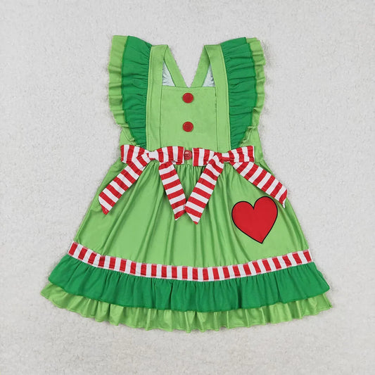Green Ruffle Twirl Dress Closes 10/19/25