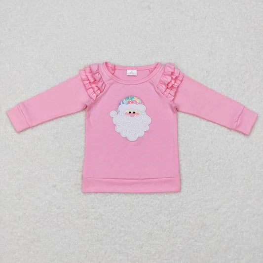 Pink Ruffle Santa Shirt Closes 10/19/25
