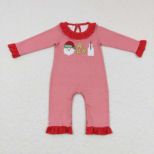 Milk & Cookies Stripe Ruffle Romper Closes 10/29/25