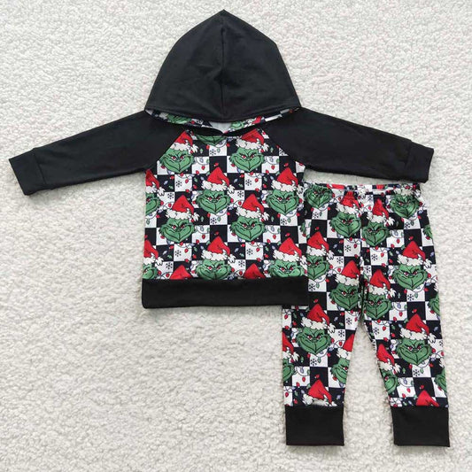 Checker Green Guy Hoodie Set Closes 10/19/25