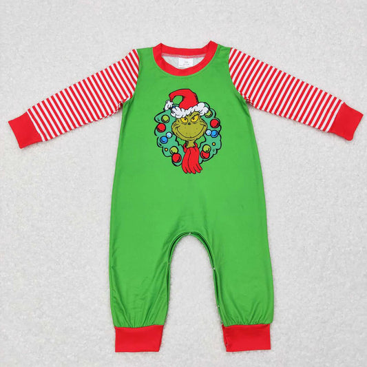 Green Guy Stripe Romper Closes 10/19/25
