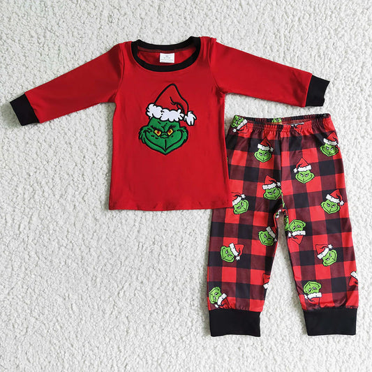 Green Guy Plaid PJ Set Closes 11/2/25