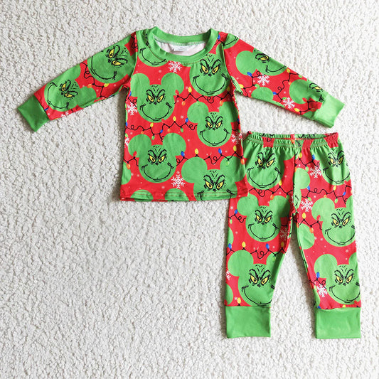 Green Guy Mouse Ears PJ Set Closes 11/2/25