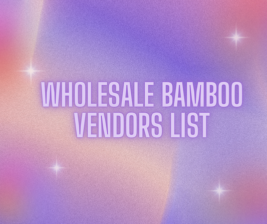 Wholesale Bamboo Vendors List
