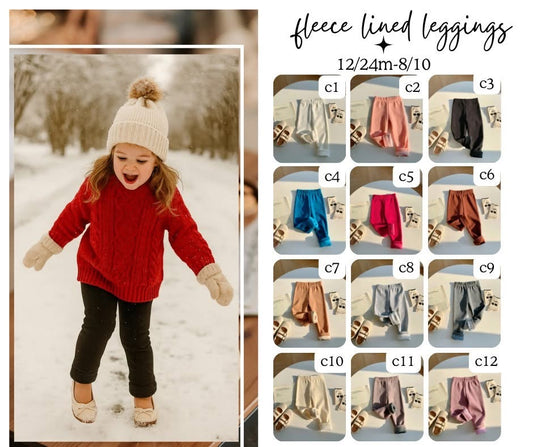 Fleece Lined Leggings Closes 12/7/25