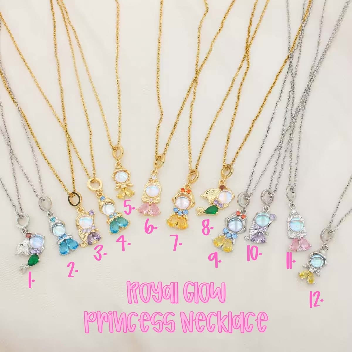 Royal Glow Princess Necklace Closes 2/1/26