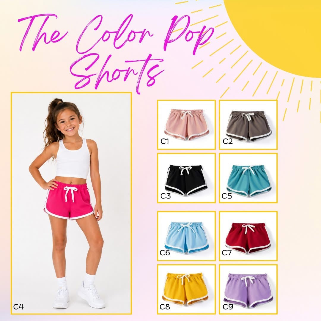 Color Pop Shorts Closes 6/7/26