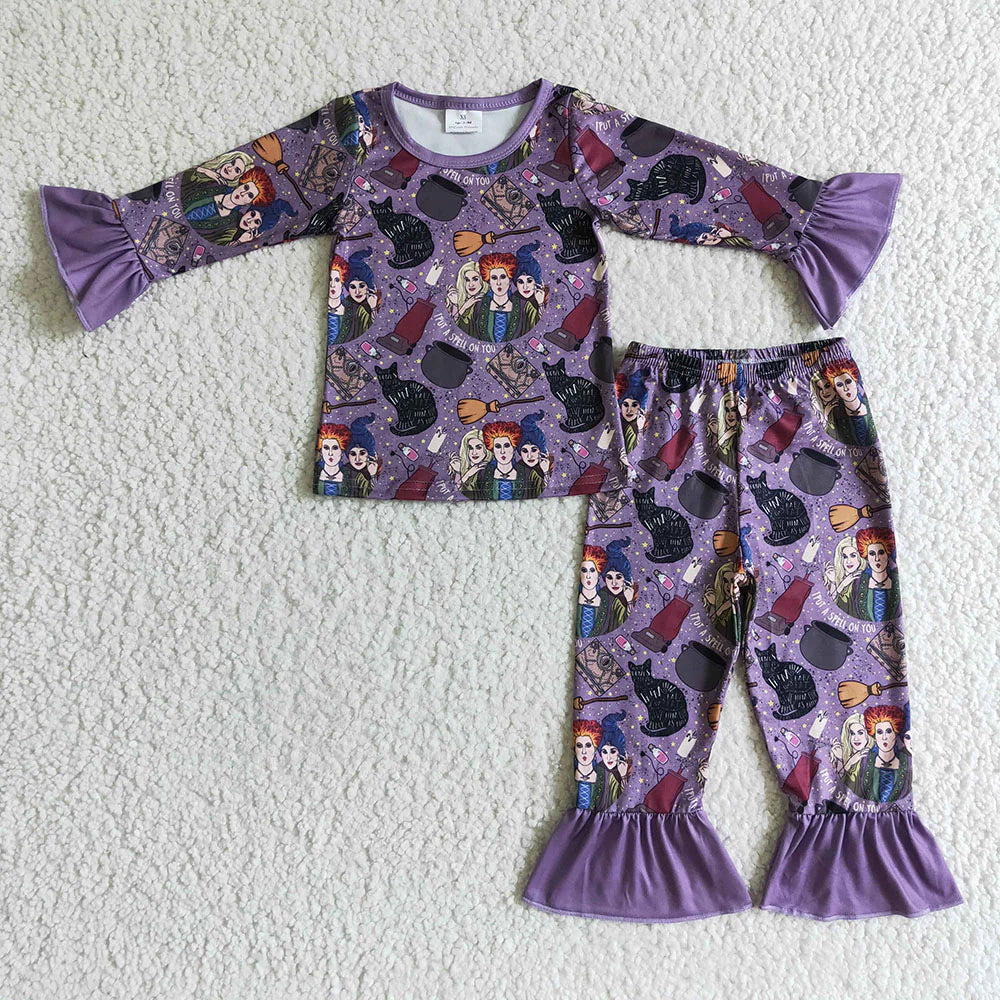 Witches Ruffle PJ Set Closes 6/28/26